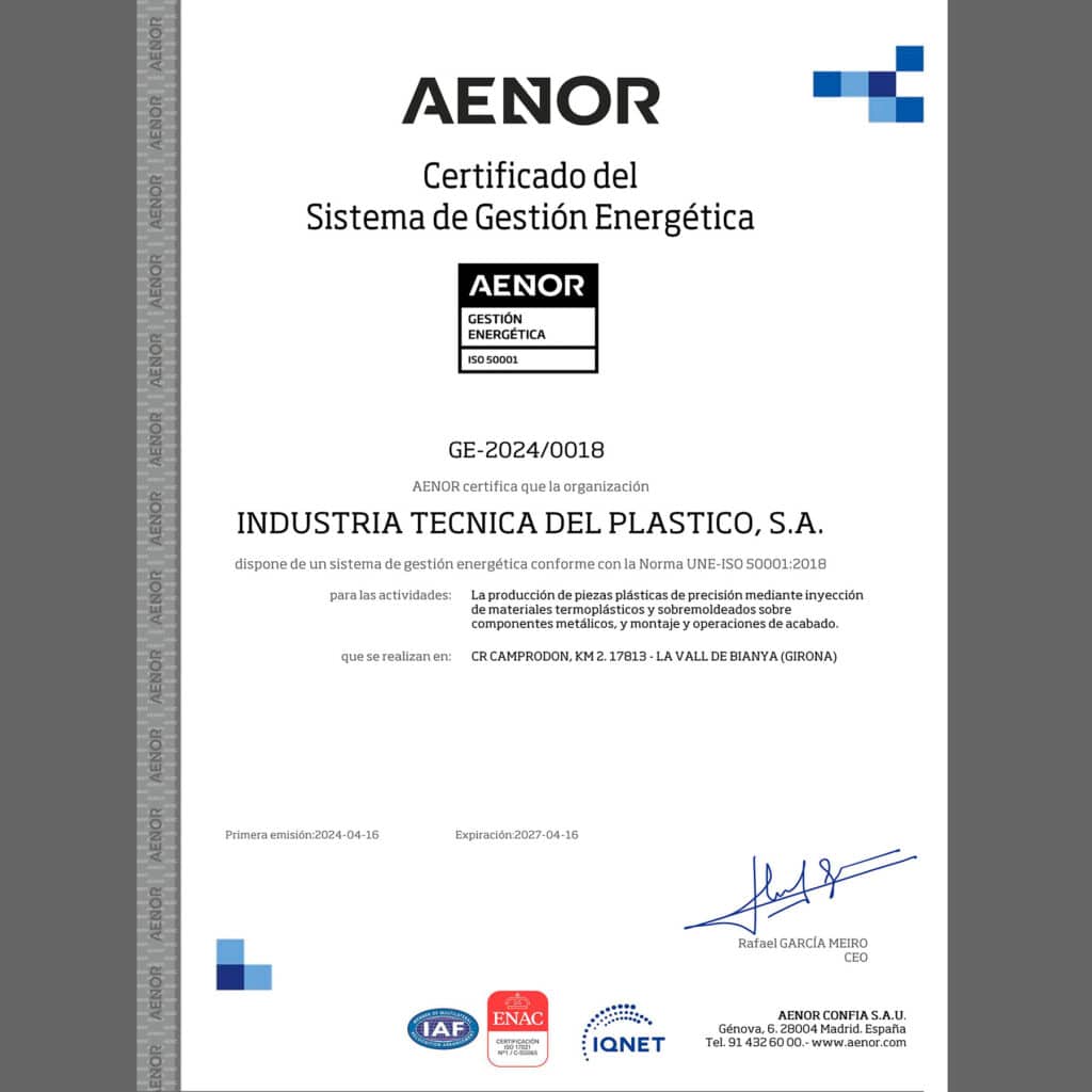 Inteplast - ISO 50001